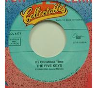 The Five Keys - it's christmas time / red sails in the sunset 45 rpm single