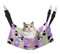 The Five-Pointed Panda Printed Pet Hammock - Sleeping Hammock For Cats, Rabbits, Ferrets, Puppies, Small Animals