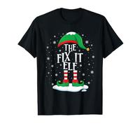 The Fix It Elf Christmas Family Matching Xmas Group Funny Value Graphic T-Shirt