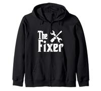The Fixer Handyman Fixologist Who Fix Everything Zip Hoodie