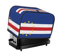 The Flag of Cape Verde toaster cover is suitable for 2 small toaster covers with wide slots and comes with a storage pocket to meet diverse baking needs.