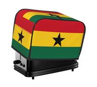 The Flag of Ghana toaster cover is suitable for 2 small toaster covers with wide slots and comes with a storage pocket to meet diverse baking needs.