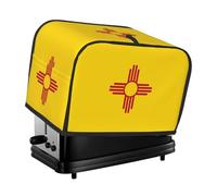 The Flag of New Mexico toaster cover is suitable for 2 small toaster covers with wide slots and comes with a storage pocket to meet diverse baking needs.