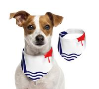 The Flag of Scarborough Dog Bandana, Adjustable for Boys and Girls,Suitable for Cats and Dogs Pet Accessories
