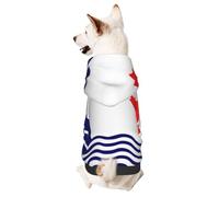 The Flag of Scarborough Dog Clothes for Small Dogs - Cute Small Dog Hoodie, for Small Medium Dogs Cats