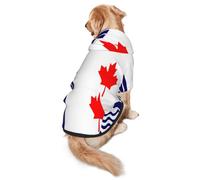 The Flag of Scarborough Dog Hoodie – Soft & Breathable Polyester Pet Clothes for Medium, and Large Dogs
