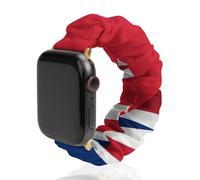 The Flags of Romania And The United Kingdom Elastic Smartwatch Replacement Bands