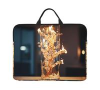 The Flame in The Cup 14 Inch Laptop Case, Water-Resistant and Shockproof Computer Cases for Laptops,Suitable for Daily Travel