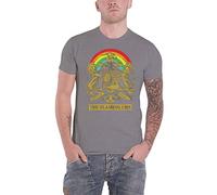 The Flaming Lips T Shirt Virtuous Industrious Band Logo Official Mens Grey Medium