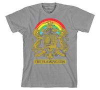 The Flaming Lips T Shirt Virtuous Industrious Band Logo Official Mens Grey X-Large