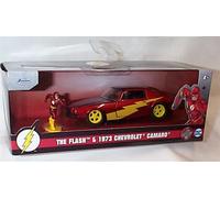The Flash 1973 Chevrolet Camaro and figure 1-32 Scale New in Box Jada 253253003