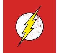 The Flash Core Distress Logo Men's T-Shirt - Red - L