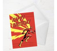 The Flash Happy Birthday Greetings Card - Giant Card