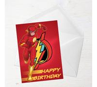 The Flash Happy Birthday Greetings Card - Large Card