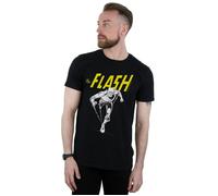 The Flash Mono Action Pose T-Shirt DC Comics Black M