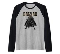 The Flash Movie Batman Fight Raglan Baseball Tee