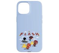 The Flash Movie Batman Supergirl Chibi in the Sky Case for iPhone 15