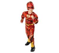 Flash Costume Boys Kids Superhero DC Comic Book Fancy Deress Outfit