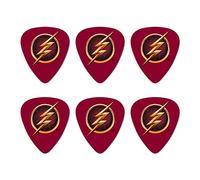 The Flash TV Series Logo Novelty Guitar Picks Medium Gauge - Set of 6