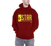 The Flash TV-Series Men's Kapuzenpullover Hooded Sweatshirt, Red, XXL