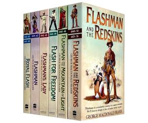The Flashman Papers Series 6 Books Collection Set By George MacDonald Fraser (Royal Flash, Flashman, Flashman's Lady, Flash for Freedom!, Flashman and the Mountain of Light & Redskins)
