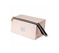 The Flat Lay Co. Blush Pink Open Flat Makeup Box Bag Pink