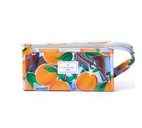 The Flat Lay Co Jelly Makeup Box Bag, Mediterranean Oranges