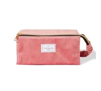 The Flat Lay Co Makeup Box Bag, Pink Velvet