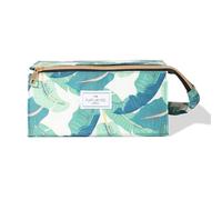 The Flat Lay Co Makeup Box Bag, Tropical Leaves