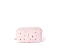 The Flat Lay Co Marshmallow Open Flat Box Bag in Sweet Pink Hearts The Flat Lay Co Multicolor