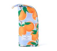 The Flat Lay Co Standing Makeup Brush Case, Mediterranean Oranges