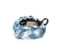 The Flat Lay Co. Tropical Leaves Open Flat Makeup Bag