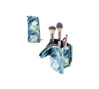 The Flat Lay Co. Standing Brush Case Tropical Leaves
