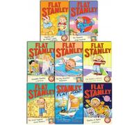 The Flat Stanley Adventure Series 8 Books Collection Set (The Big Mountain Adventure, The Japanese Ninja Surprise, The Great Egyptian Grave Robbery, Flat Stanley, Stanley Flat Again, Stanley and the Magic Lamp, Stanley in Space, Invisible Stanley)