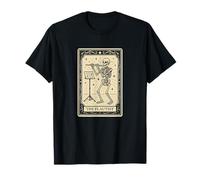 The Flautist Tarot Card Halloween Spooky Gothic Flute Player T-Shirt