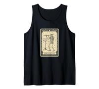 The Flautist Tarot Card Halloween Spooky Gothic Flute Player Tank Top