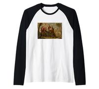 The Flight into Egypt. Mary, Joseph and The Christ Child Raglan Baseball Tee