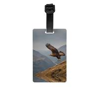 The Flight of The Golden Eagle Printed Anti-Lost Luggage Tags Luggage Tags Suitable for Suitcases Backpacks and Golf Bags