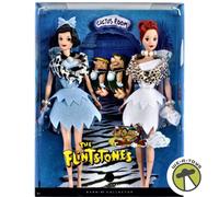 The Flintstones Barbie Doll Giftset Betty & Wilma Silver Label 2008 Mattel M1211