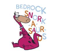 The Flintstones Bedrock Snork-A-Saur-Us Women's T-Shirt - White - XS