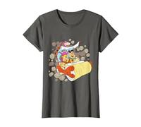 The Flintstones Coming Through T-Shirt, Women, Asphalt Grey, 3X-Large