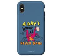 The Flintstones Dino A Day's Work Is Never Done Case for iPhone X/XS