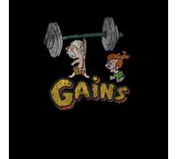 The Flintstones Distressed Bam Bam Gains Men's T-Shirt - Black - XL - Black