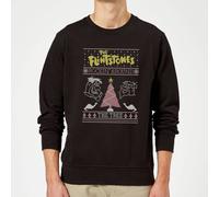 Flintstones Rockin Around The Tree Christmas Jumper - Black - L