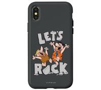 The Flintstones Fred Barney Let's Rock Case for iPhone X/XS