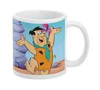 The Flintstones Fred Character Ceramic Coffee Mug, Novelty Gift Mugs for Coffee, Tea and Hot Drinks, 11oz, White