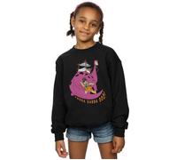 The Flintstones Girl's Yabba Dabba Doo Sweatshirt in Black | Size: 9 Years The Flintstones Black 9 Years
