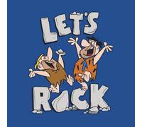 The Flintstones Let's Rock Men's T-Shirt - Royal Blue - M