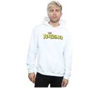 The Flintstones Men's Original Logo Hoodie in White | Size: Small The Flintstones White S
