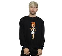 The Flintstones Men's Wilma Flintstone Classic Pose Sweatshirt in Black | Size: Large The Flintstones Black L